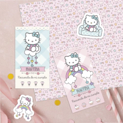 Imagem do Kit Imprimible Hello Kitty Rainbow