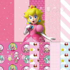 Kit imprimible letras 3d Princesa Peach Abecedario + Power point en internet