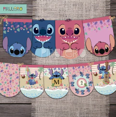 Kit imprimible Stitch on internet