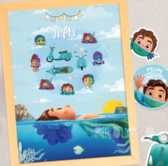 Kit imprimible Luca Pixar - Pirulero