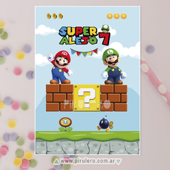 Imagen de Kit imprimible Super Mario Bros