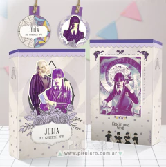 Kit Imprimible Merlina Addams - Wednesday collage - comprar online