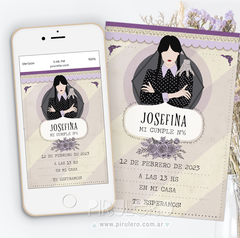 Kit Imprimible Merlina Addams - Wednesday - Pirulero