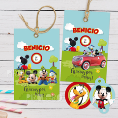 Kit imprimible La casa de Mickey Mouse - Pirulero