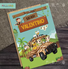Kit imprimible Mickey Safari - Pirulero