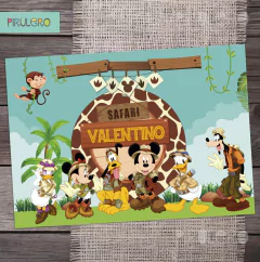 Kit imprimible Mickey Safari - online store