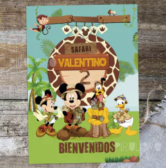 Image of Kit imprimible Mickey Safari