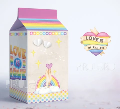 Image of Kit Imprimible Love is Love - Amor en Colores - San Valentín