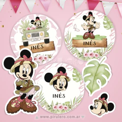 Kit imprimible Minnie Safari - tienda online