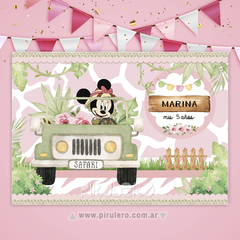 Kit imprimible Minnie Safari - loja online