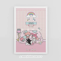 Kit Imprimible My Melody y Kuromi en internet