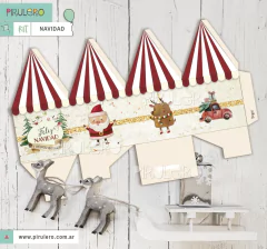 Kit Imprimible Navidad, Papá Noel y sus amigos en internet