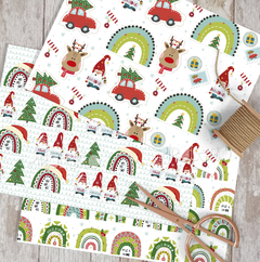 Kit Imprimible Duendes de Navidad y arcoiris
