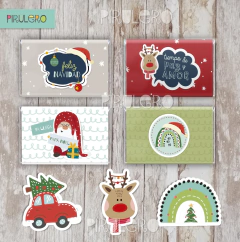 Kit Imprimible Duendes de Navidad y arcoiris
