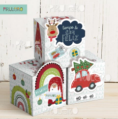 Kit Imprimible Duendes de Navidad y arcoiris