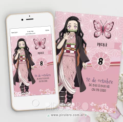 Kit imprimible Nezuko Kamado De Demon Slayer - comprar online