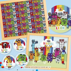 Kit imprimible NumberBlocks - Pirulero