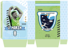 Kit imprimible Dibu Martinez_Argentina_camiseta verde y roja - Pirulero