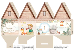 Kit imprimible El Principito estilo Vintage Celeste - buy online