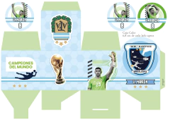 Imagen de Kit imprimible Dibu Martinez_Argentina_camiseta verde y roja
