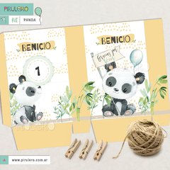 Imagen de Kit imprimible Panda