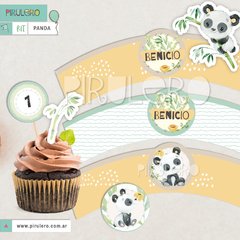 Kit imprimible Panda - comprar online