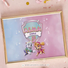 Imagem do Kit imprimible Patrulla Canina Rosa