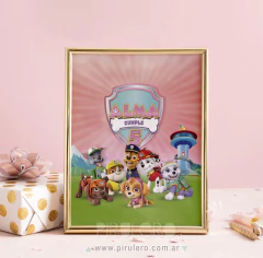 Kit imprimible Patrulla Canina Rosa na internet