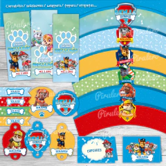 Kit imprimible Patrulla Canina Paw Patrol - Pirulero
