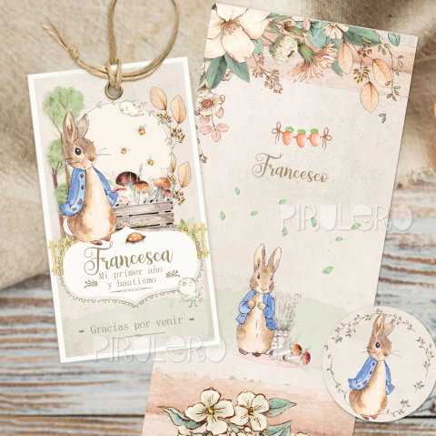 Kit imprimible Peter Rabbit - comprar online