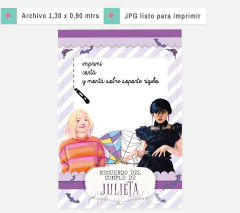 Marco Photo Booth Merlina y Enid Para Imprimir - comprar online