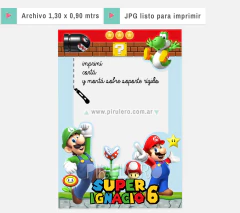 Marco Photo Booth Mario Bros Para Imprimir - comprar online