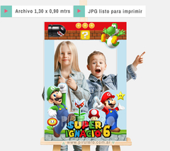 Marco Photo Booth Mario Bros Para Imprimir