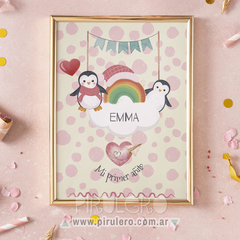 Kit imprimible Pinguinos rosa Winter Wonderland - Pirulero