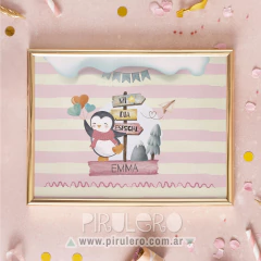 Kit imprimible Pinguinos rosa Winter Wonderland - online store