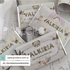 Kit Imprimible Oso Teddy_acuarela y arcoiris Rosa