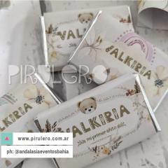 Kit Imprimible Oso Teddy_acuarela y arcoiris Rosa