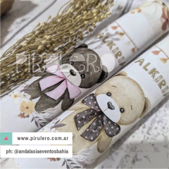 Kit Imprimible Oso Teddy_acuarela y arcoiris Rosa - comprar online