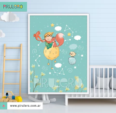 Principito - juego de Pizarra y láminas - comprar online