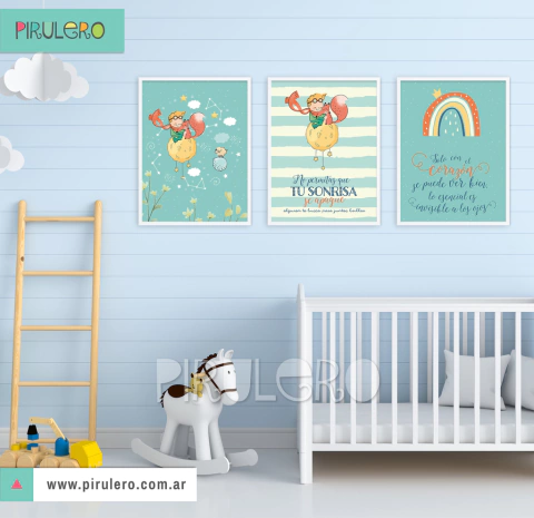 Principito - juego de láminas A4