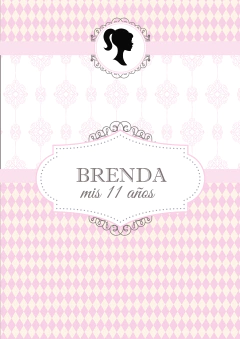 Kit Imprimible Barbie Silueta - Pirulero