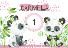 Kit imprimible Panda Rosa - comprar online