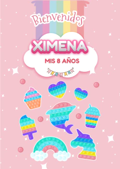 Kit Imprimible Pop it - Fidget toy - Helado y arcoiris - comprar online