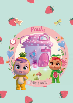 Kit imprimible Bebés llorones Tutti Frutti, cry babies - loja online