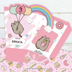 Kit imprimible Gatito Pusheen Cat