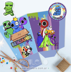Kit imprimible Rainbow Friends - comprar online