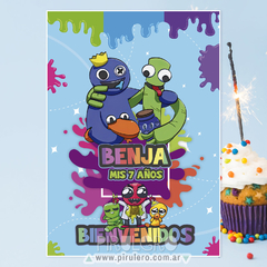 Imagen de Kit imprimible Rainbow Friends