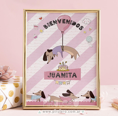 Kit Imprimible Perritos Salchichas rosa - Pirulero