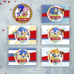 Kit imprimible Sonic - Pirulero