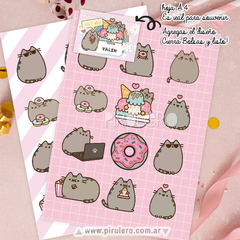 Imagen de Kit imprimible Gatito Pusheen Cat
